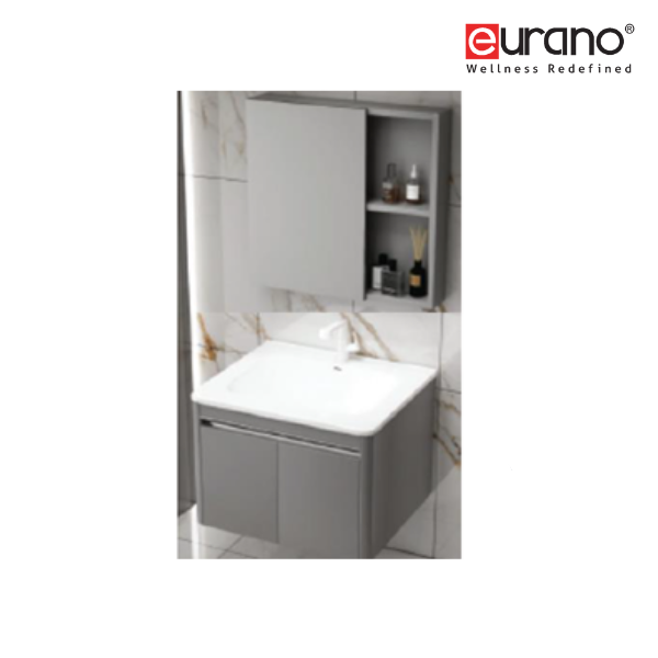 Stainless Steel Bathroom Cabinet Basin Set- Ivory