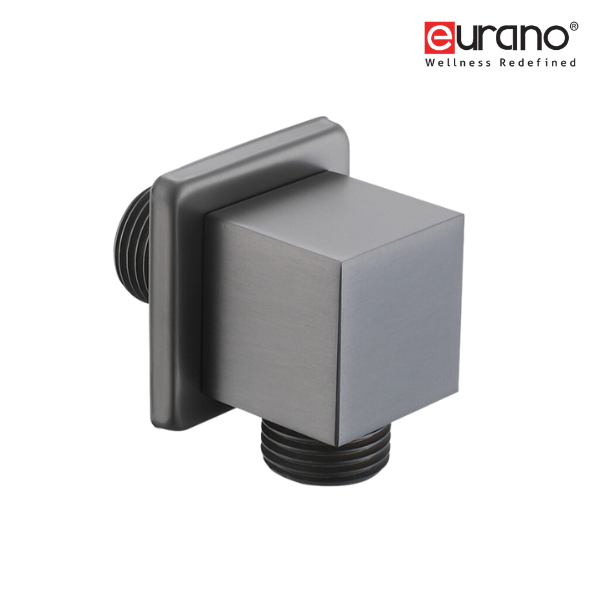 SHOWER CONNECTOR - GUN METAL