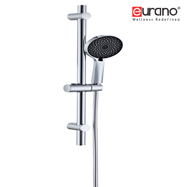 Stainless steel lifting rod + Plastic base + Plastic hand shower