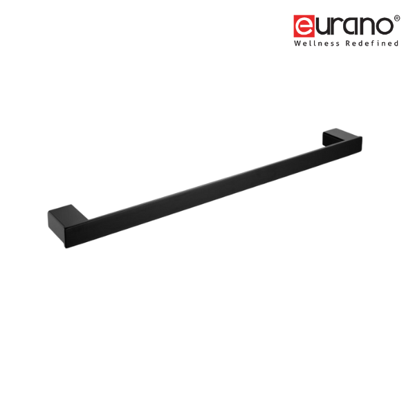 Single Towel Bar - Matt Black