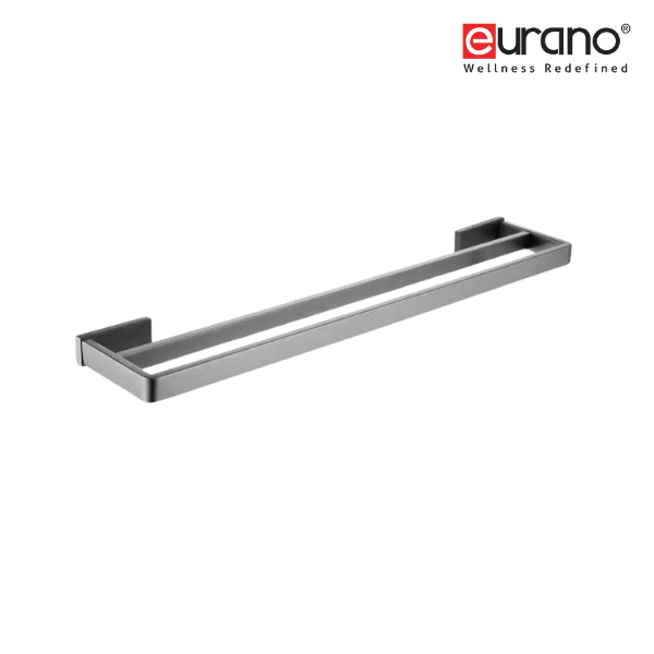 Double Towel Bar- Gun Mental