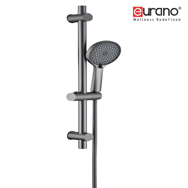 Stainless steel lifting rod +Plastic base +Plastic hand shower