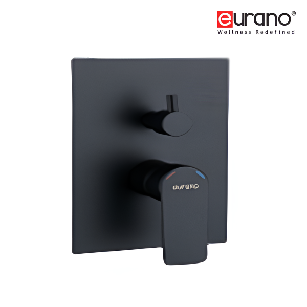 Concealed Shower Mixer with Diverter— Matt Black