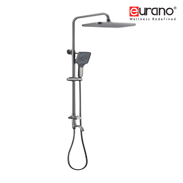 Exposed Lever Shower Post With Rise Pipe (Gun Metal)