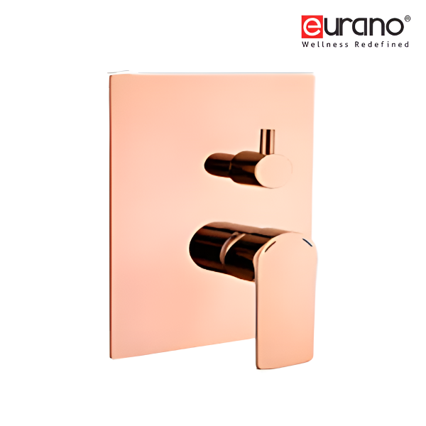 Concealed Shower Mixer with Diverter—Rose Gold
