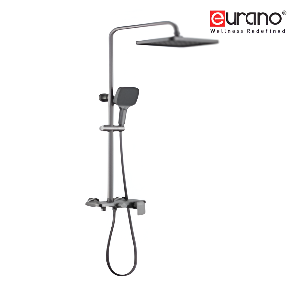 Exposed Lever Shower Post With Rise Pipe (Gun Metal)