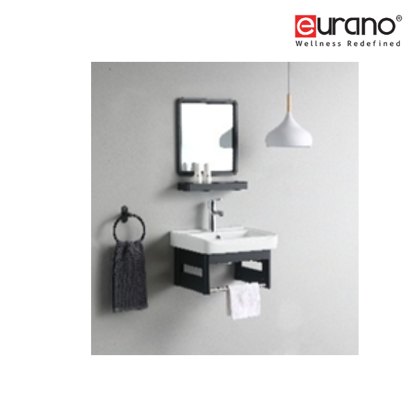 Bathroom Cabinet Basin Set- Black