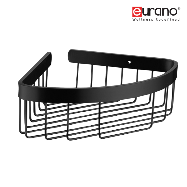Corner Basket Tray - Matt Black