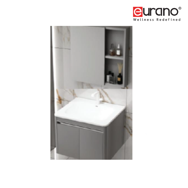 Stainless Steel Bathroom Cabinet Basin Set- Ivory
