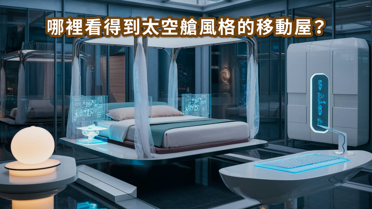 移動屋也能是太空艙？打造未來感行動空間不是夢