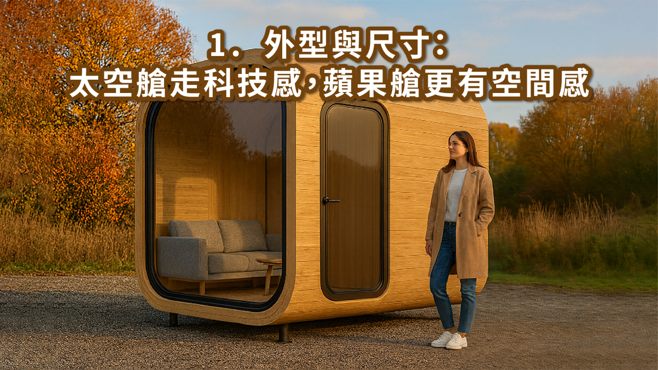 民宿太空艙 vs BBBOX 蘋果艙｜未來感艙屋實住體驗比較