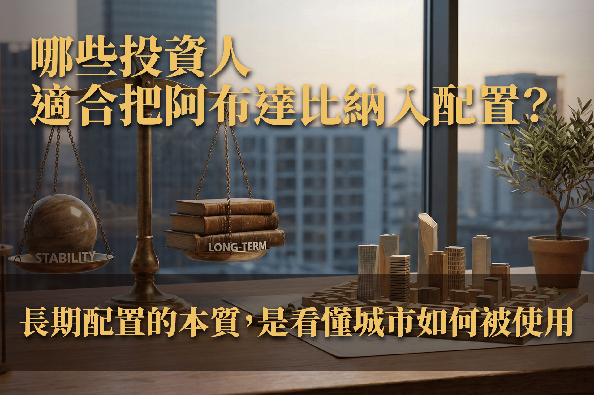 阿布達比房地產為什麼被視為「長期配置市場」？從城市結構看投資