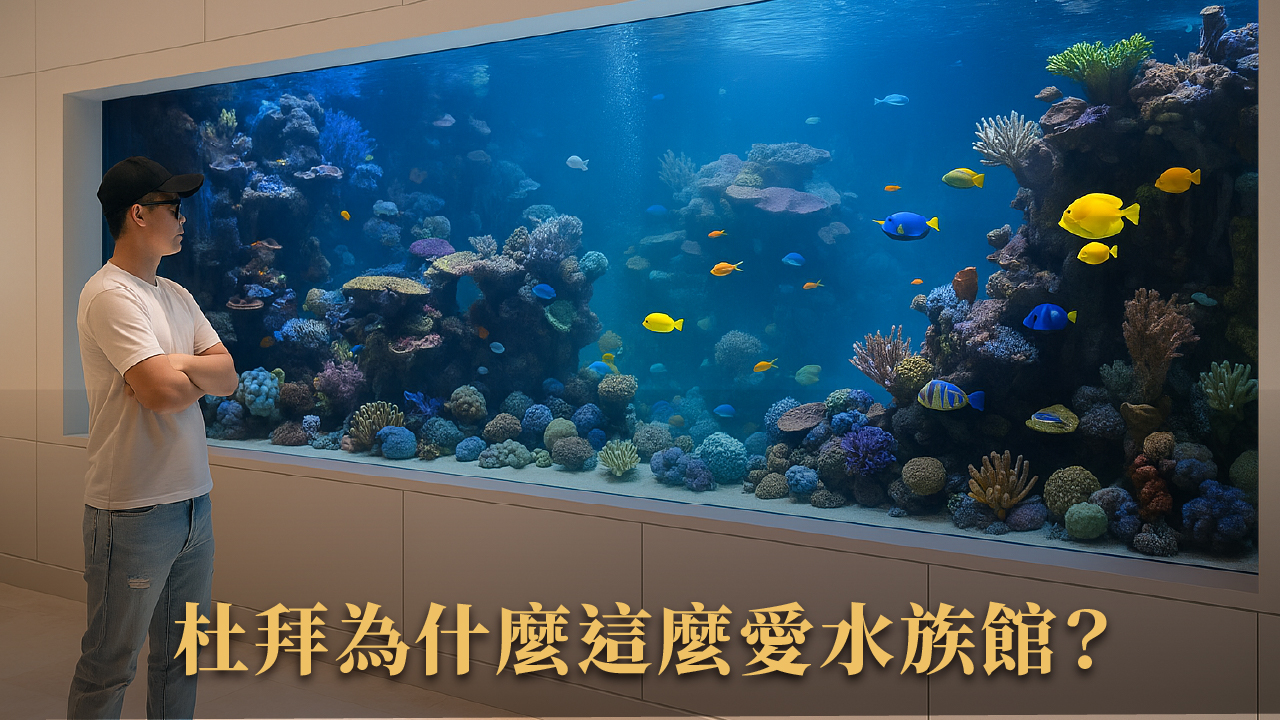 杜拜富豪最狂奢侈品?豪宅內的海水水族館|2025 顯擺級夢幻收藏全解析