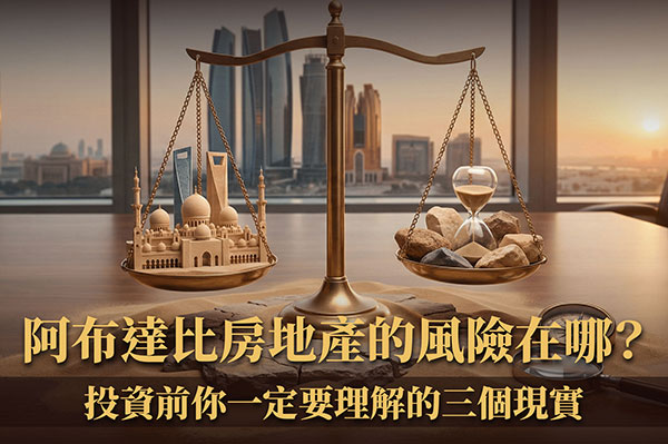 阿布達比房地產的風險在哪？投資前你一定要理解的三個現實