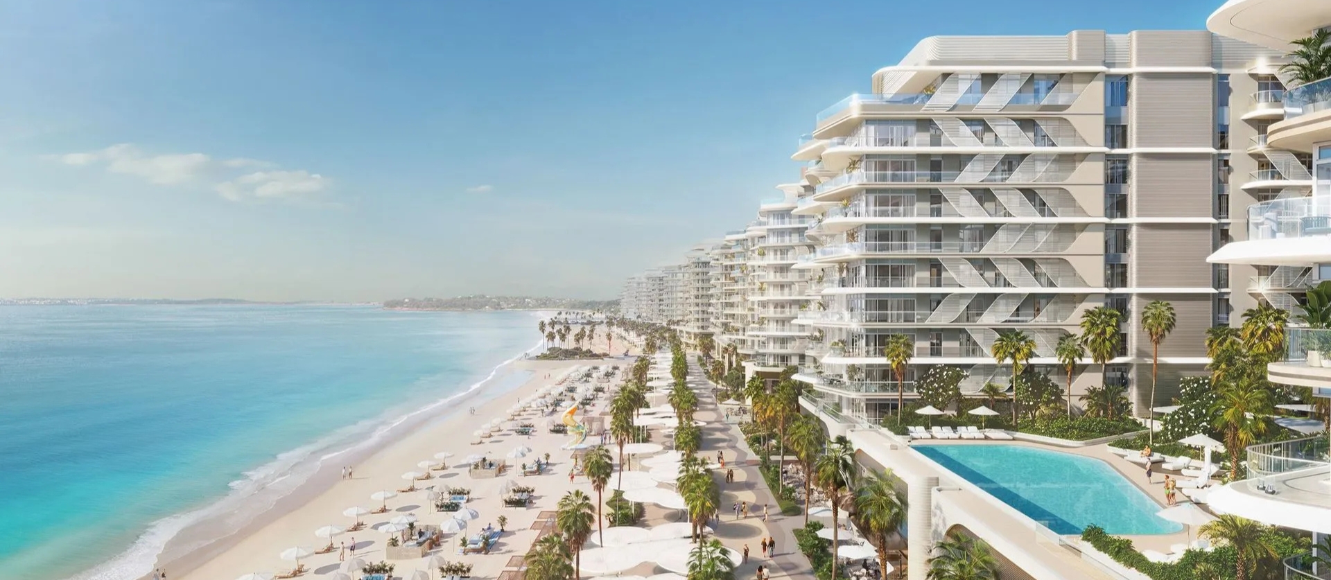 阿布達比房地產樓盤-Fahid Island絕美果凍海濱豪宅