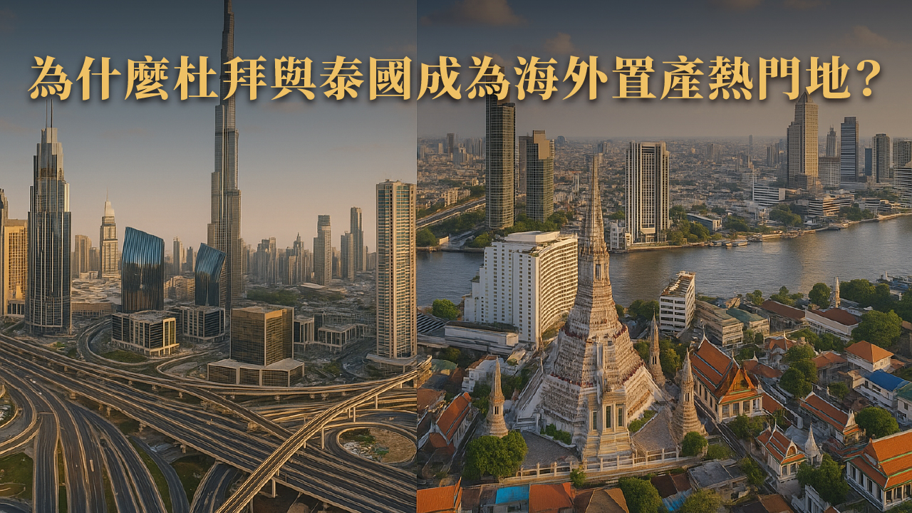 杜拜 vs 泰國房地產投資比較｜2025報酬率×制度差異×投資建議一次看懂