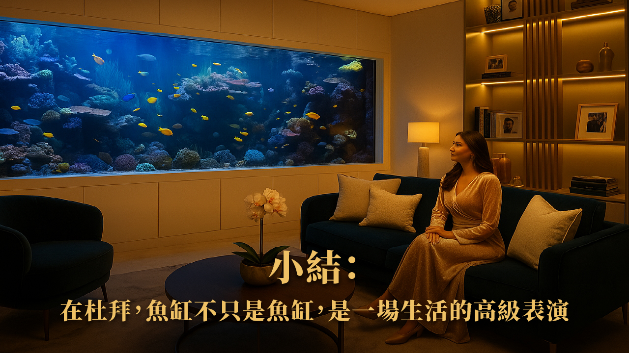 杜拜富豪最狂奢侈品?豪宅內的海水水族館|2025 顯擺級夢幻收藏全解析