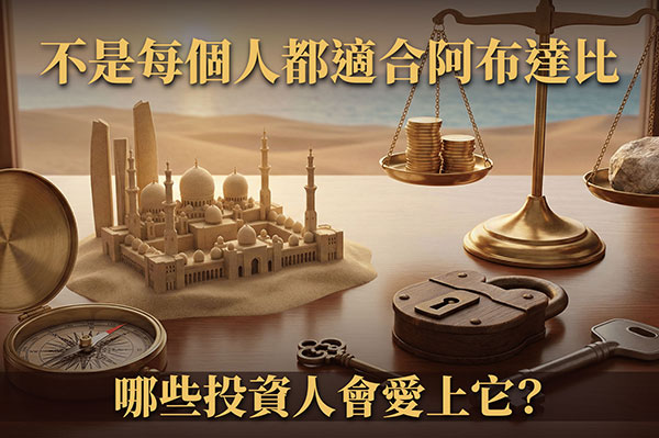 不是每個人都適合阿布達比：哪些投資人會愛上它？