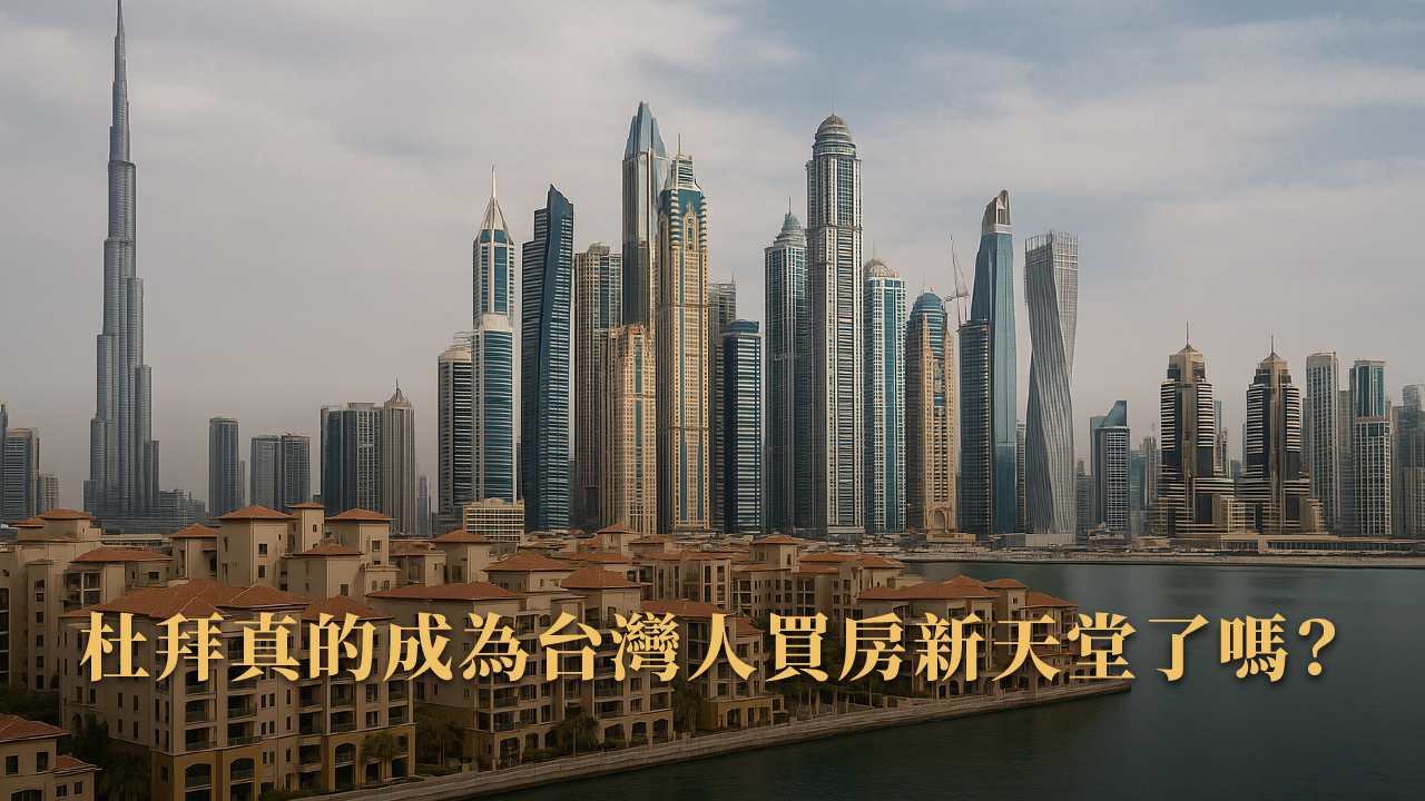 艾莉莎莎杜拜買房真的好賺？揭開2025台灣人瘋投杜拜房產真相