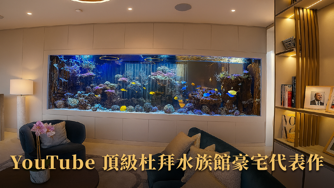 杜拜富豪最狂奢侈品?豪宅內的海水水族館|2025 顯擺級夢幻收藏全解析