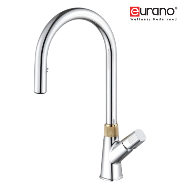 Pull Out Single Lever Kitche Sink Mixer (Chorme)