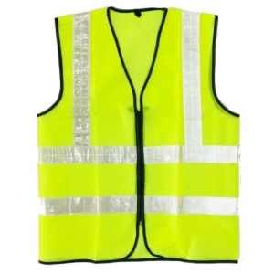 SAFEYT VEST WITH ZIP (GREEN)