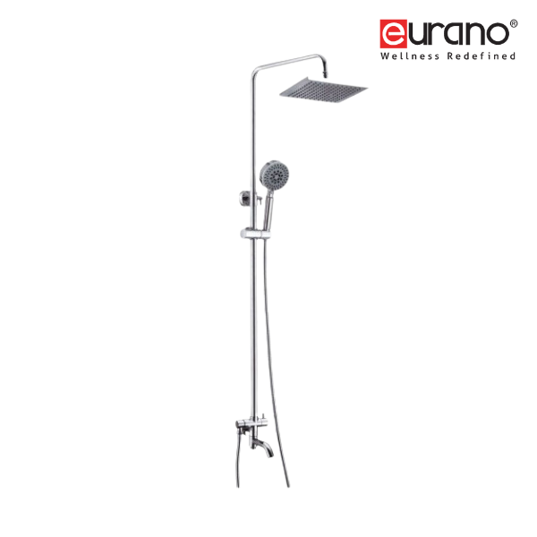 Exposed Inlet Shower Set with Rise Pipe (Water Heater)