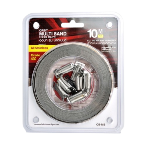 10m ORBIT MULTI BAND HOSE CLIP (CUSTOMISE HOSE CLIP SIZE) 10米可调节喉箍套装