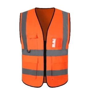 SAFEYT VEST WITH POCKET (FLUORECENT ORANGE)