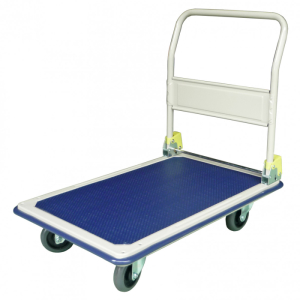 150KG / 300KG METAL PLATFORM HAND TRUCK TROLLEY 铁四轮推货车