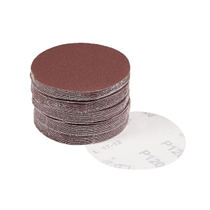 125mm VELCRO SANDING DISC (RED) - WITHOUT HOLE 砂纸磨片 (红) - 无洞