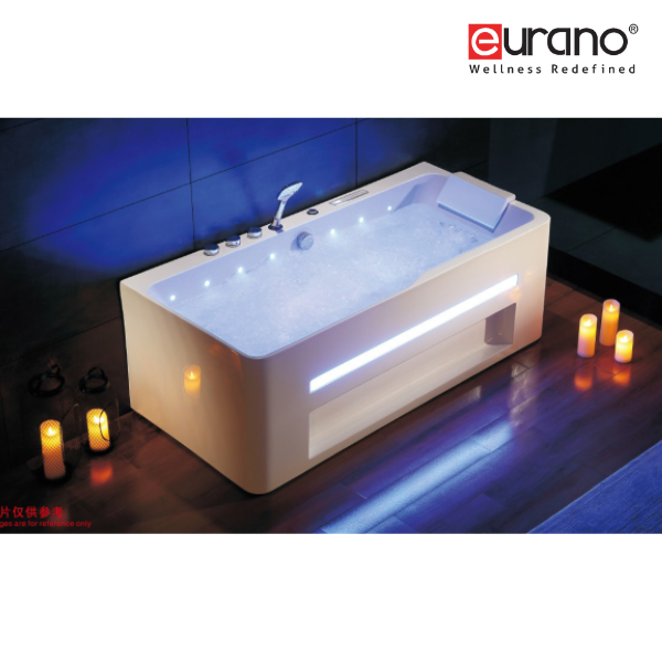 Jacuzzi Massage Tub Light + Bubble (1700mm x 800mm x 600mm)
