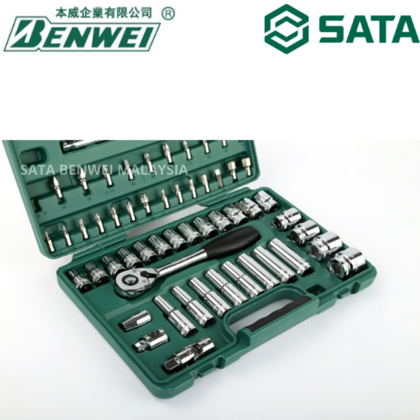 Benwei Tool & Machinery | Auto Equipment - SATA 09007 58PCS 1/2" DRIVE ...