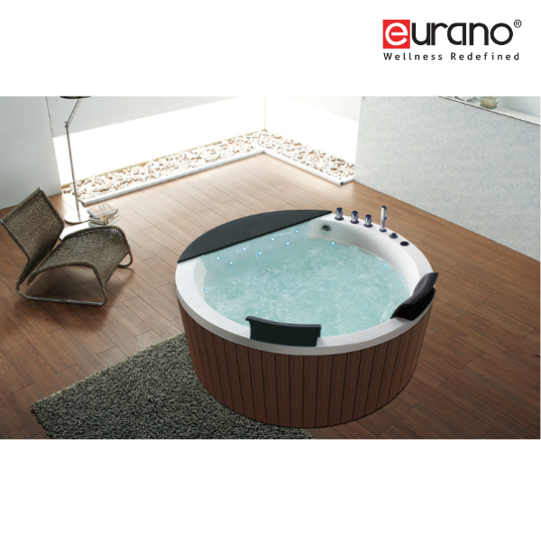 Jacuzzi Massage Tub Bubble Light (4PVC Wood Skirting) (1700mm x 1700mm x 830mm)