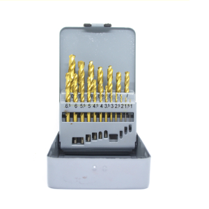 19pcs NIETZ HSS TIN COATED M2 DRILL BIT SET  套装铁钻咀