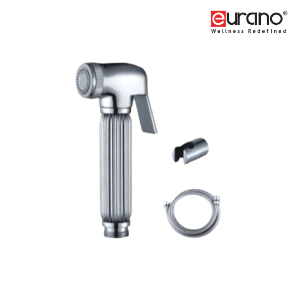 Rinsing Spray Set (Brass Chrome Spray + ABS Chrome Hook + 1.2m s/steel Hose)