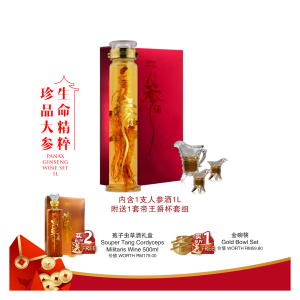 [PROMO] SOUPER TANG PANAX GINSENG WINE SET 1L