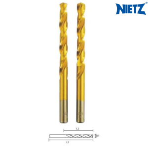 NIETZ HSS TIN COATED M2 DRILL BIT SET 铁钻咀