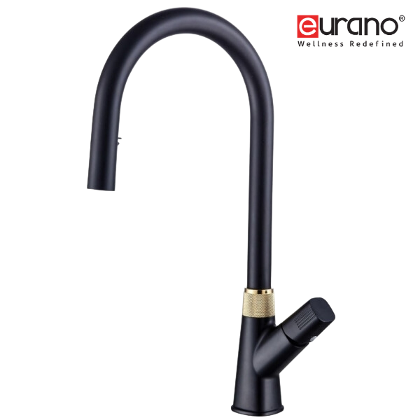Pull Out Single Lver Kitchen Sink Mixer (Matt Black)