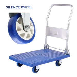 200KG / 400KG V-MOZ PVC PLATFORM HAND TRUCK TROLLEY (YB-200) (YB-400) 四轮PVC板推货车