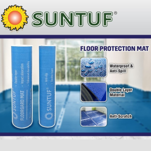 SUNTUF BLUE FLOORGUARD FLOOR PROTECTION MAT FOR CONTRACTOR/CONTRUCTION SITE 装修地板保护垫