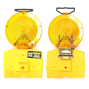 TRAFFIC ROAD LAMP SQUARE (YELLOW) - BATTERY TYPE 电池型警示路灯黃色(四方型)