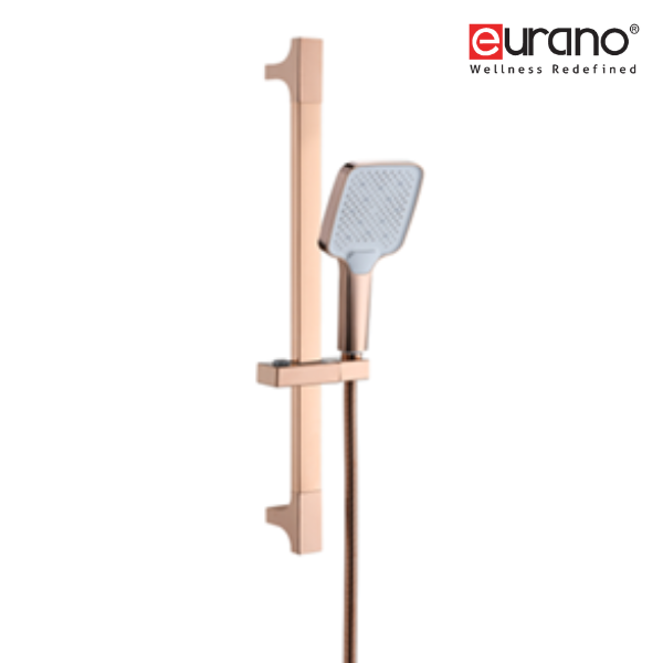 RECTANGULAR 3-FUNCTION HAND SHOWER  (ROSE GOLD)