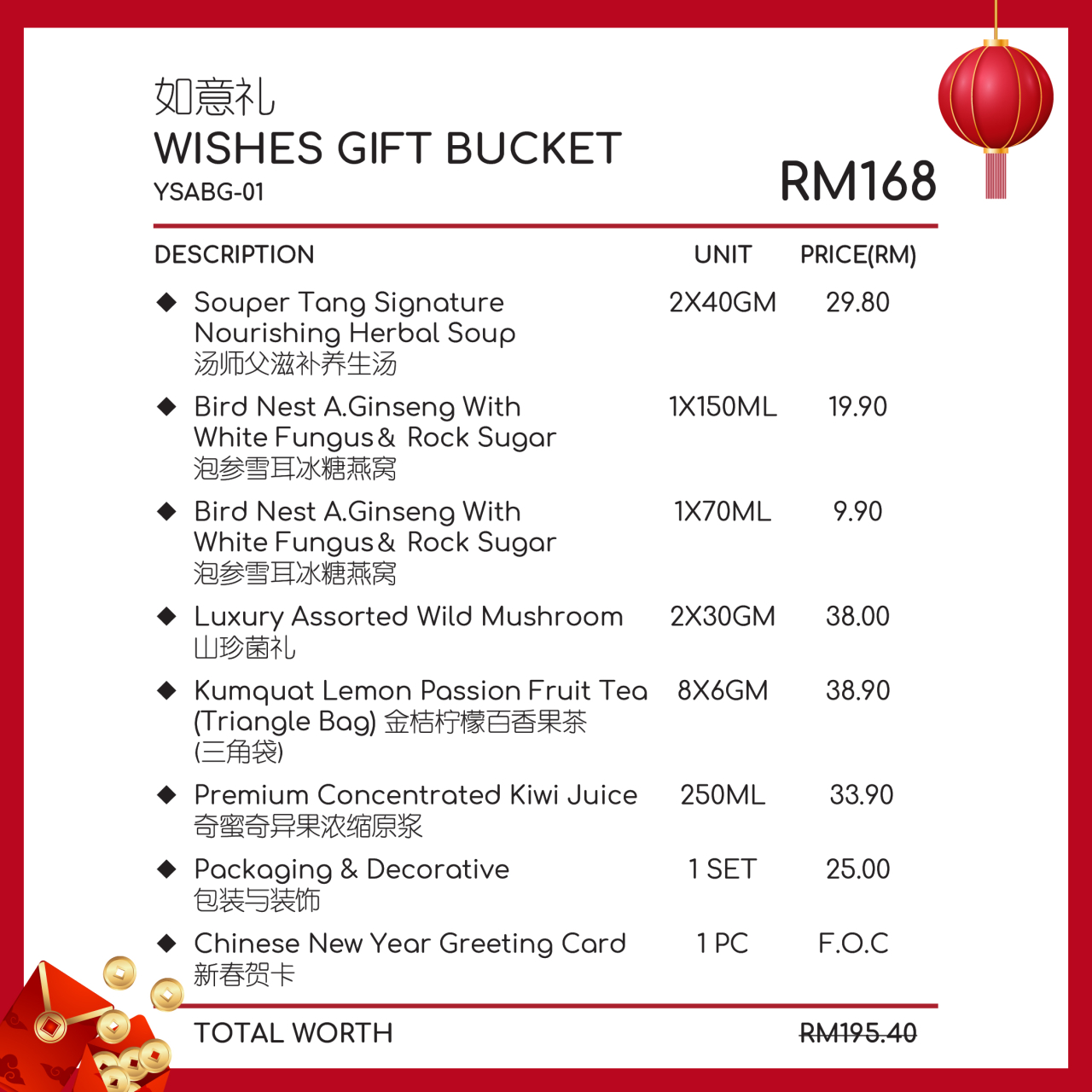 YSABG-01 WISHES GIFT BUCKET